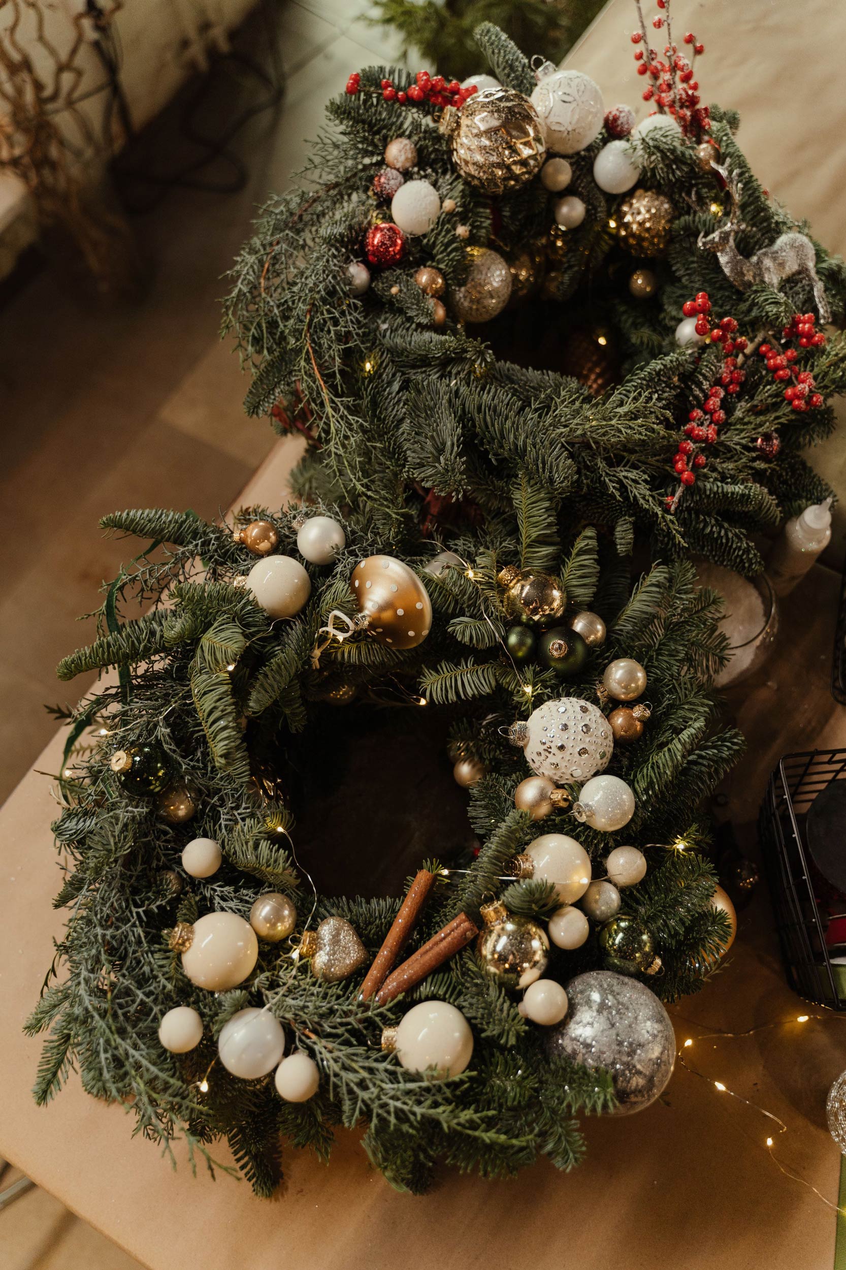 couronnes et guirlandes de noel a quebec